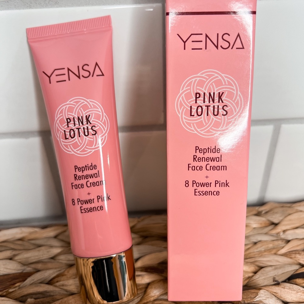 YENSA Pink Lotus Peptide Renewal Face Cream, 1.7oz